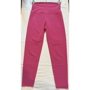 Beach Riot Sport Women’s High Rise Leggings, Ribbed Pink Color, Size M